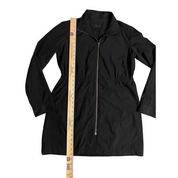 Women’s theory midi-length black jacket Lazon Trento size small - Picture 8 of 12